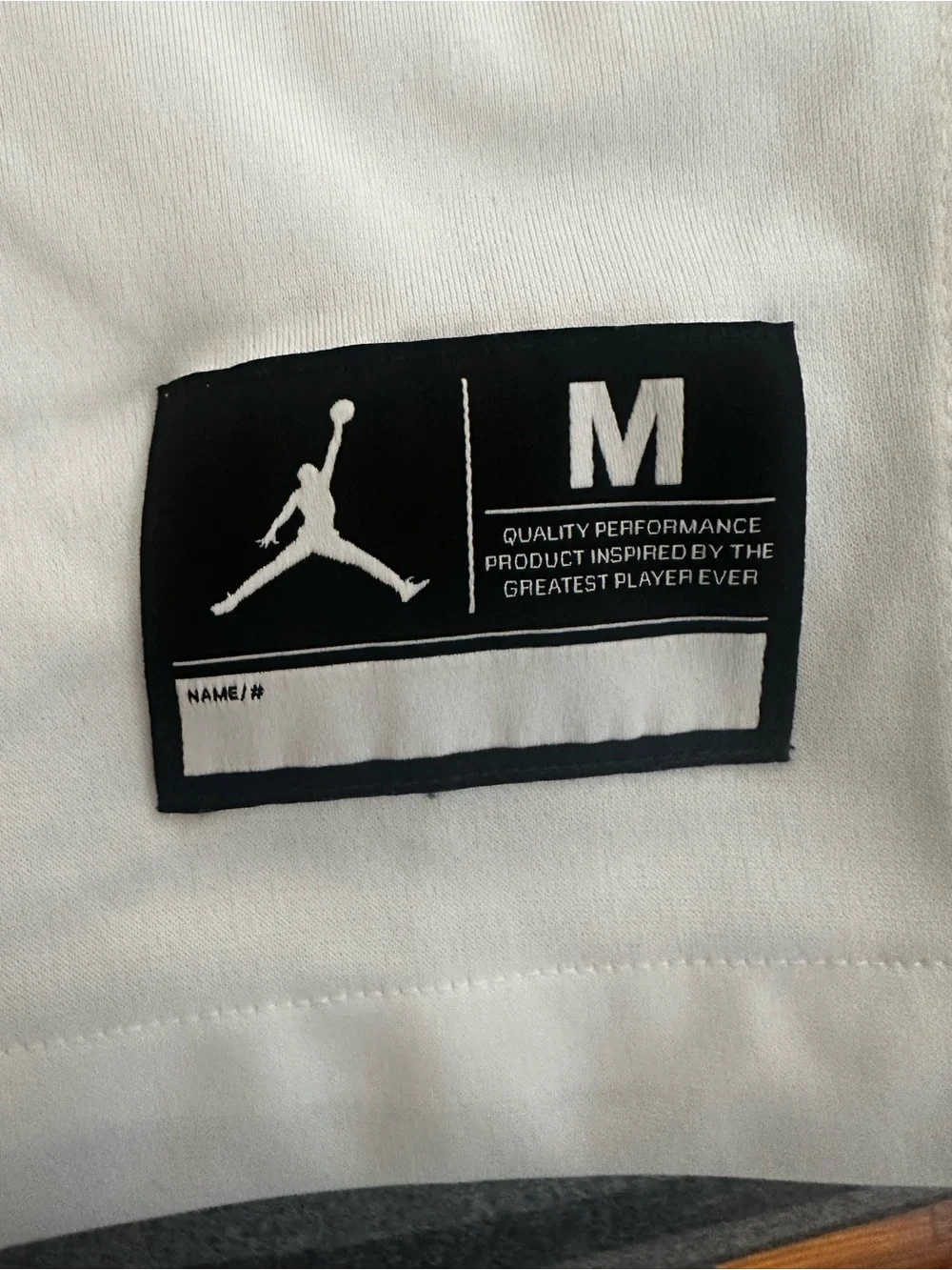 University of Michigan Wolverines Nike Jordan Jumpman White # 4 Football Jersey